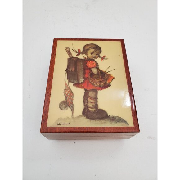 Vintage Mapsa - Hummel Original – Sorrento Italy Fine Wood Music Box, Children - Picture 5 of 10